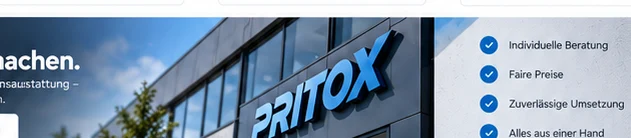 PRITOX Firmenauftritt